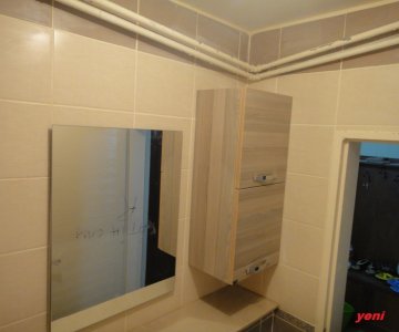 21.EMLAK KONUTLARI BANYO VE WC TADİLAT ESKİ VE YENİ HALİ