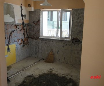 19. MUTFAK BANYO PARKE TADİLAT ESKİ VE YENİ HALİ